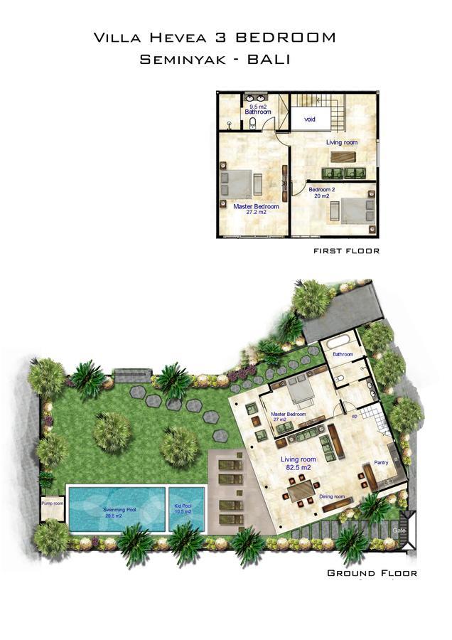 Hevea Villas Seminyak Exterior foto
